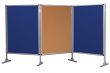 Ścianka parawanowa stacjonarna (niebieski-unijny) 100x120 cm
