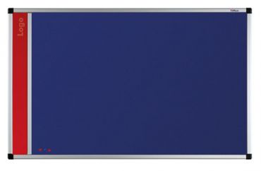Tablica na logo tekstylna w ramie aluminiowej B1 (niebieski-unijny) 45x60 cm